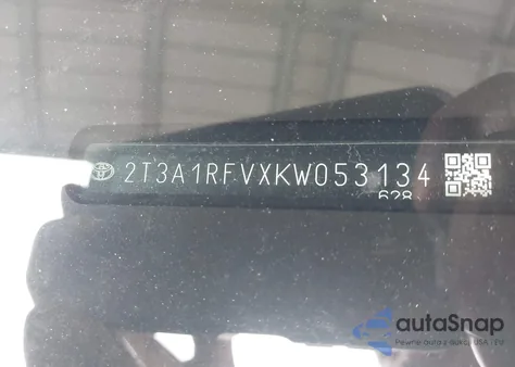 2019 Toyota Rav4 Xle Premium z USA, uszkodzony, nr VIN 2T3A1RFVXKW053134